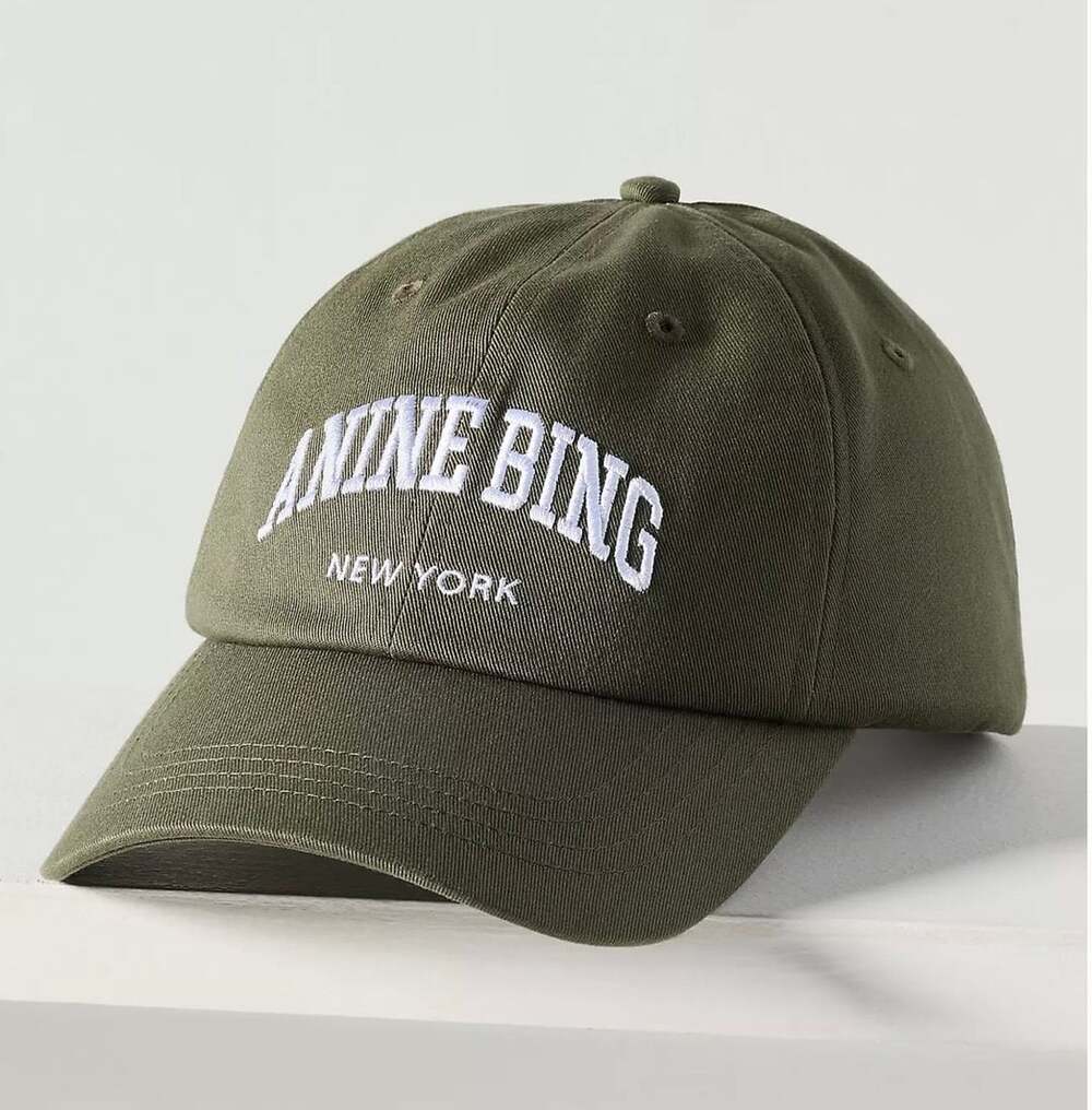 Anine Bing Jeremy Baseball Cap Army Green
